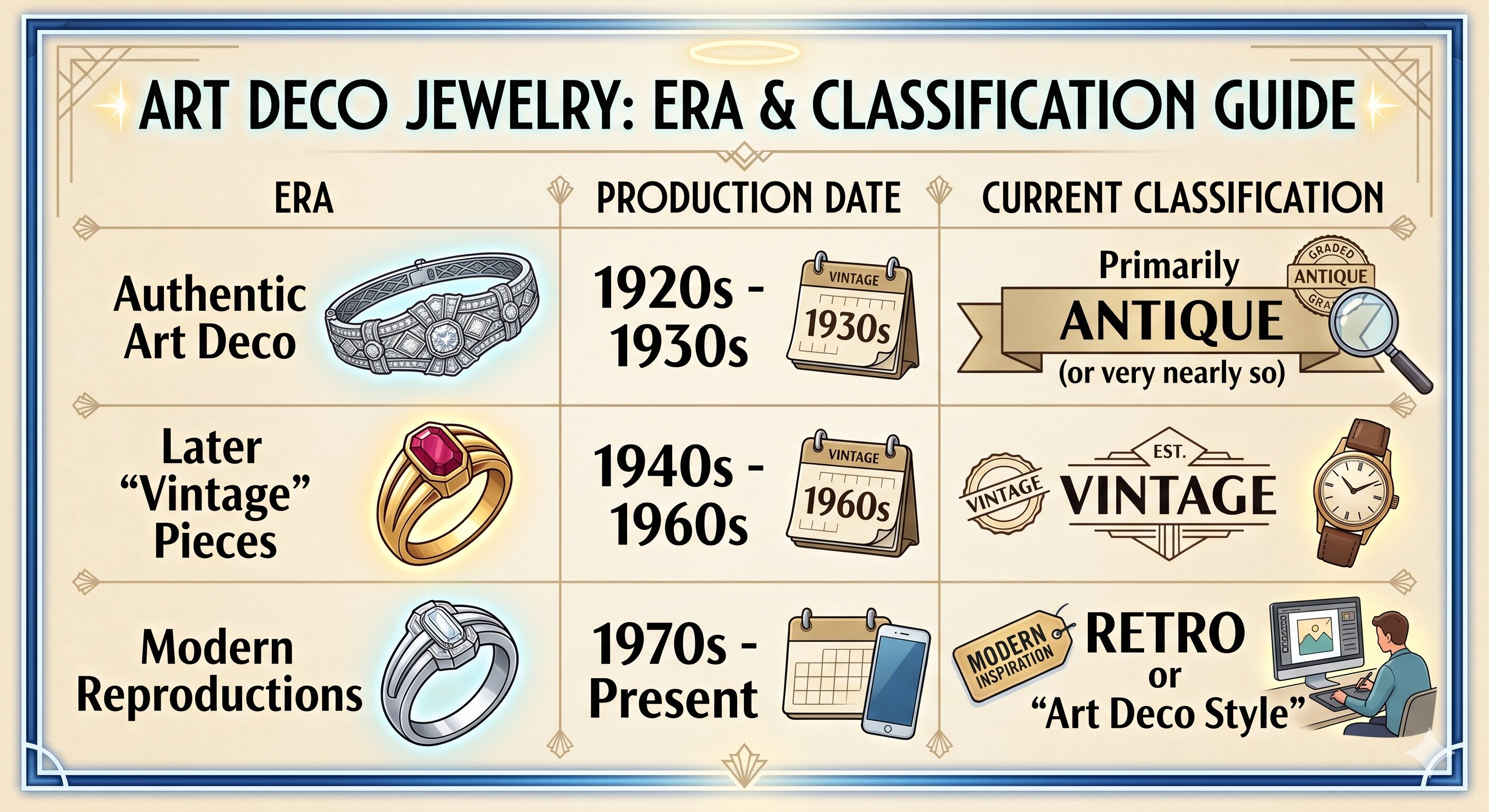 art deco jewelry